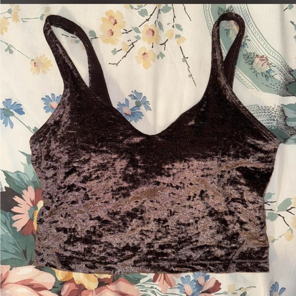 Lululemon velvet Align Tank Top in Dark Brown